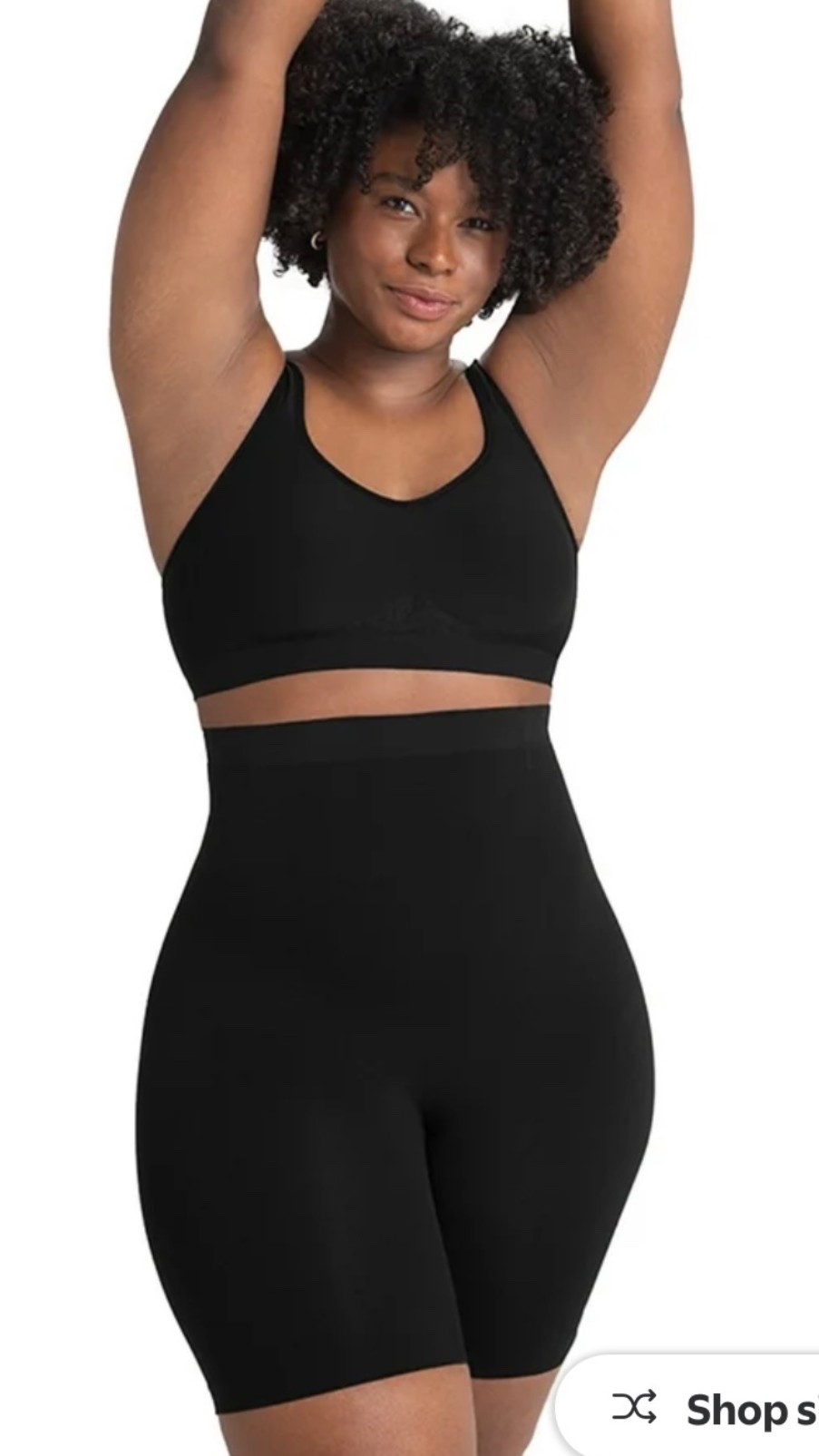 Shapermint is now at WALMART! 
Smoothing core high waisted  boy shorts