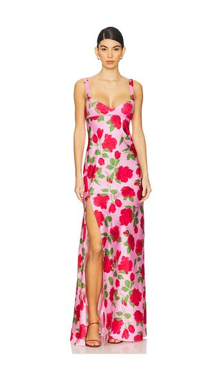 Maude Maxi Dress in Heart Throb | Revolve Clothing (Global)