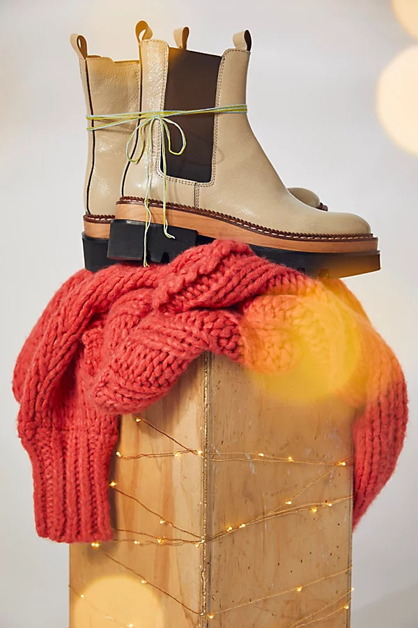 Vance Chelsea Clog Boots by Free People, Oatmeal, EU 39 | Free People (Global - UK&FR Excluded)