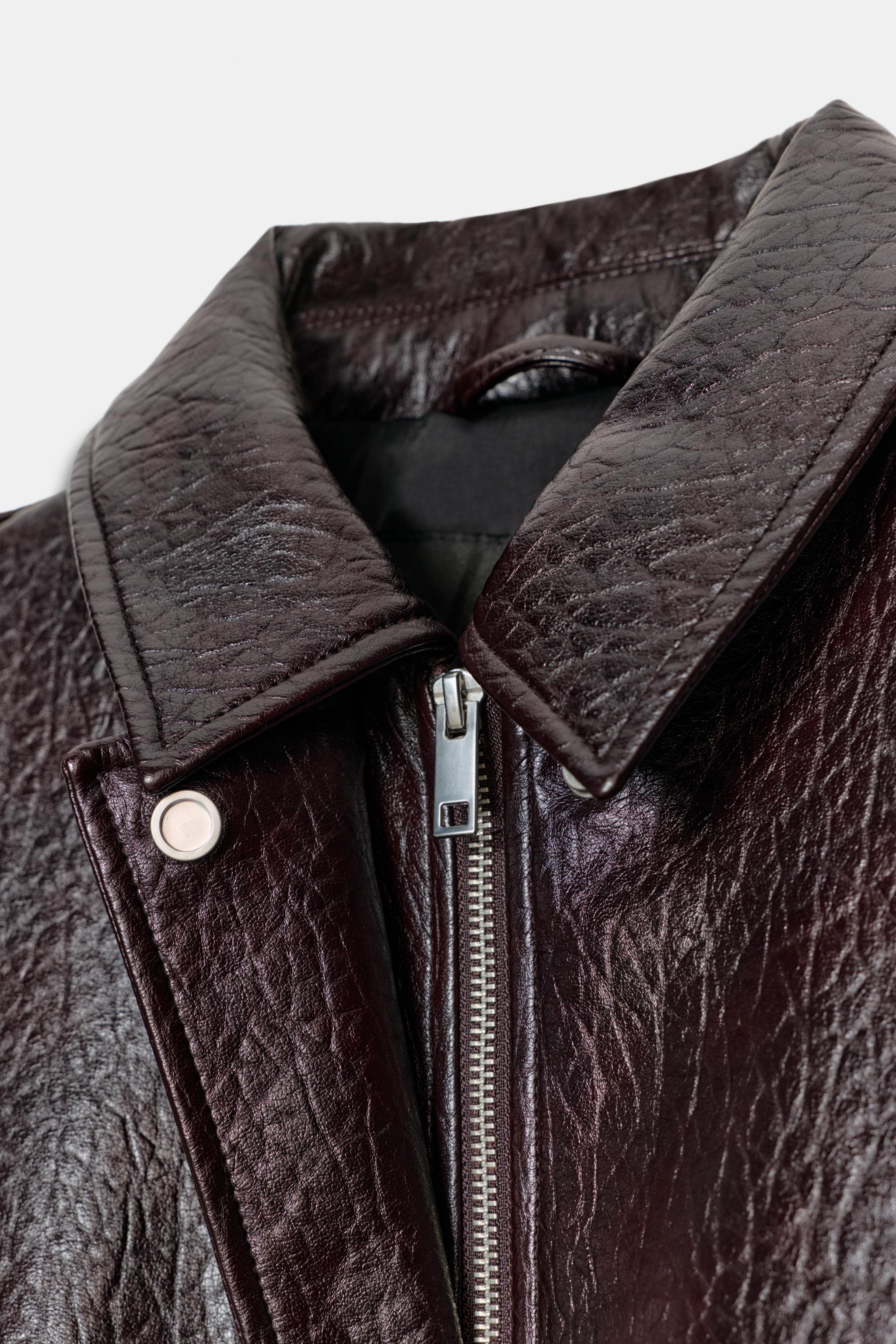 FAUX LEATHER BOMBER JACKET ZW COLLECTION | Zara US