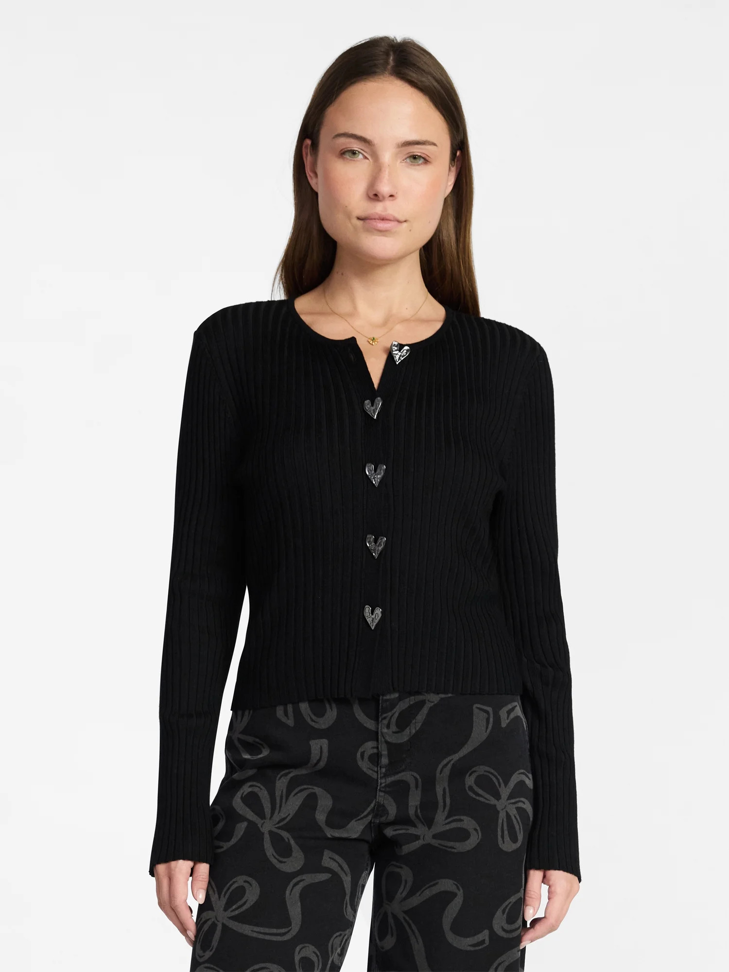 Madden NYC Women's Button Cardigan, Lightweight, Sizes XXS-XXL | Walmart (US)