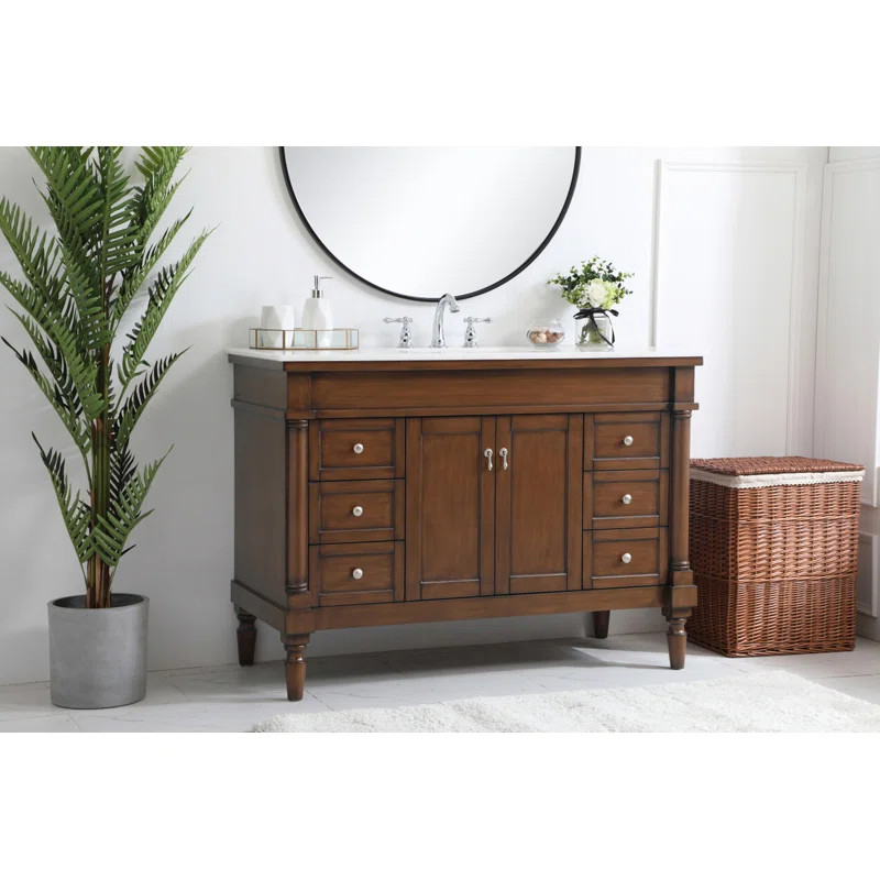 Brantley 48'' Single Bathroom Vanity with Top | Wayfair North America