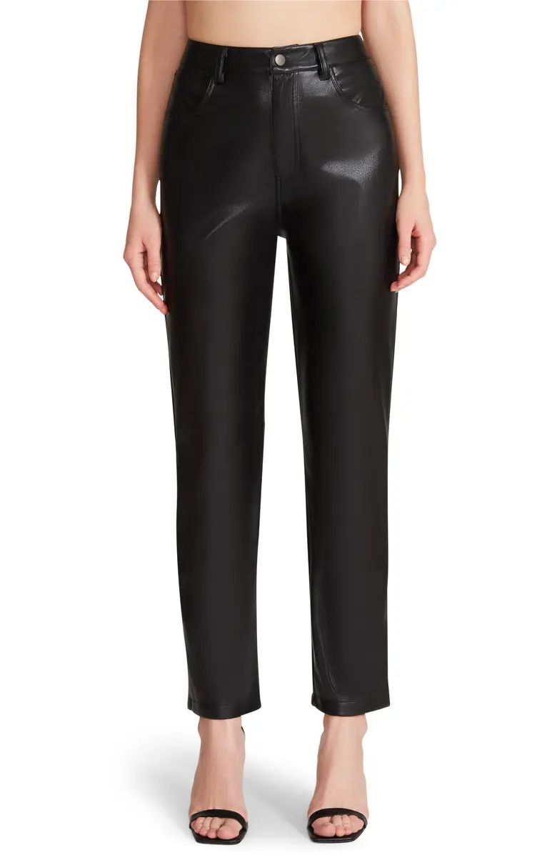 Take A Break Faux Leather Ankle Pants | Nordstrom