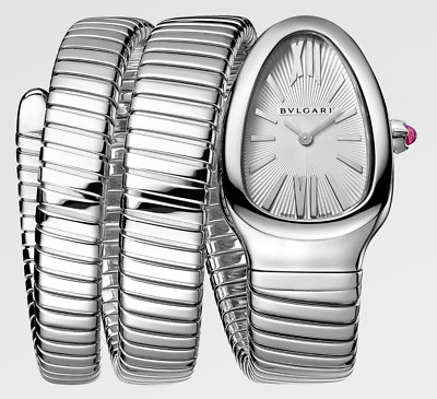 Bvlgari Serpenti Tubogas 35mm White Dial Quartz - 101817  | eBay | eBay US