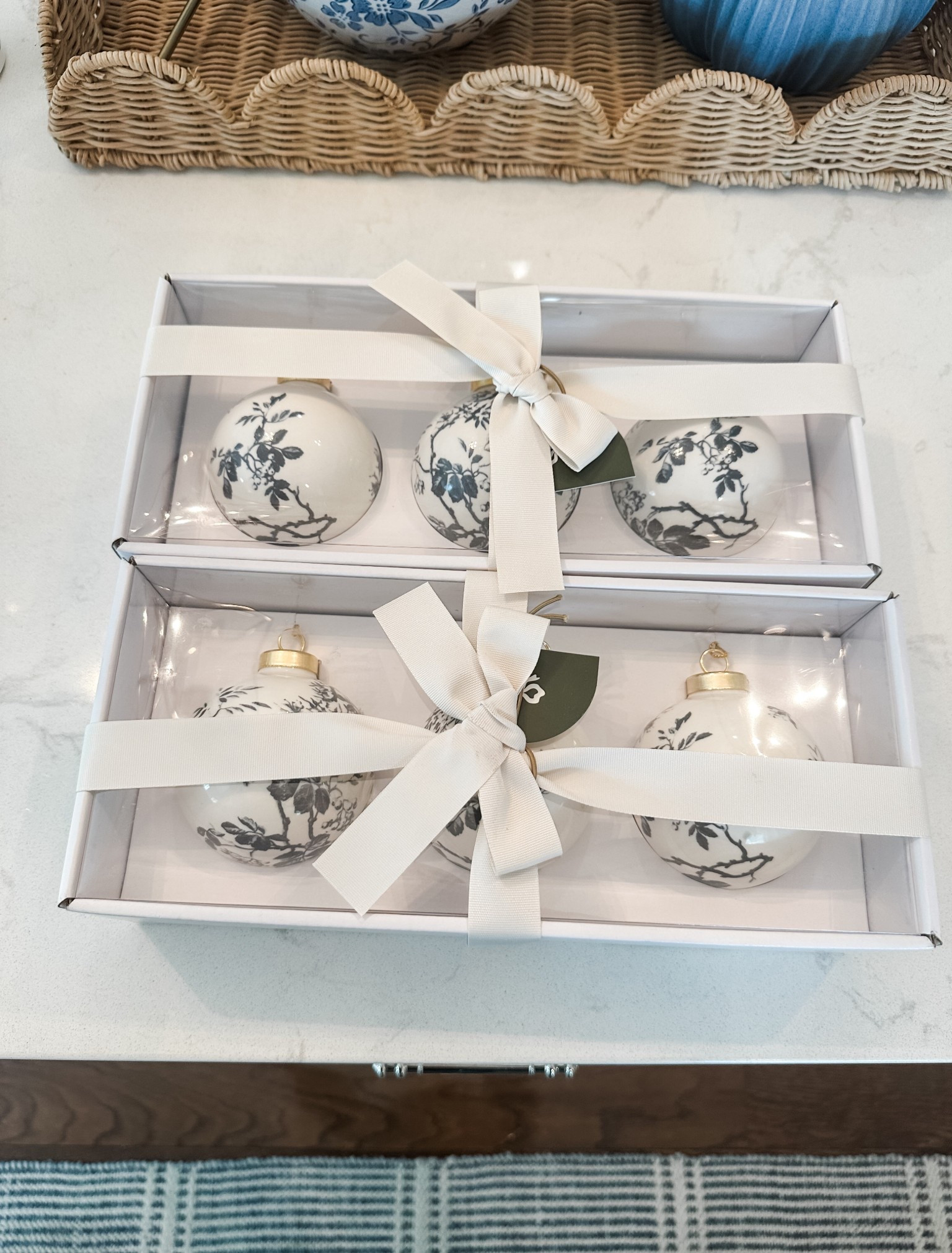 Target Studio McGee blue and white floral Christmas ornaments 💙🤍

Coastal Christmas ornaments, chinoiserie Christmas ornaments, coastal Christmas decor, blue and white Christmas decor, coastal decor, coastal home decor, coastal decorating, coastal interiors, coastal house decor, neutral home decor, modern traditional, traditional home decor,  hamptons style, Nantucket style, New England style, classic coastal, timeless, blue & white home decor, coastal grandmillennial, coastal grandmother, Nancy Meyers style

#LTKFindsUnder50 #LTKSeasonal #LTKHome