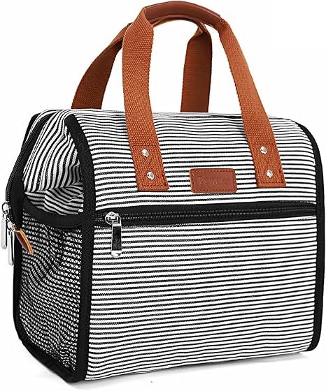Lunch Bag Insulated Lunch Bags for Women Men and Kids Reusable & Wide-Open Lunch Tote Bag Portabl... | Amazon (US)