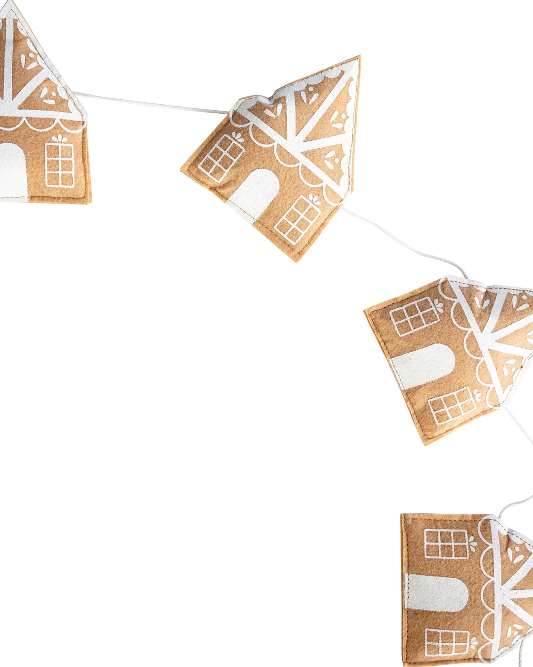 Gingerbread Felt Gingerbread House Banner | My Mind's Eye