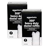 Amazon Basics 360 Heavy Duty Duster Refill, 14 Count, White | Amazon (US)