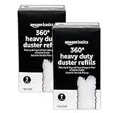 Amazon Basics 360 Heavy Duty Duster Refill, 14 Count, White | Amazon (US)