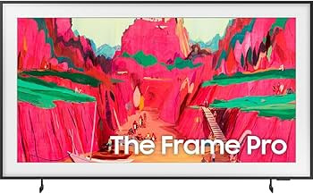 Samsung 65" The Frame Pro LS03FW 4K Neo QLED TV (2025) Bundle with Modern Teak Bezel, CPS 26 Mont... | Amazon (US)