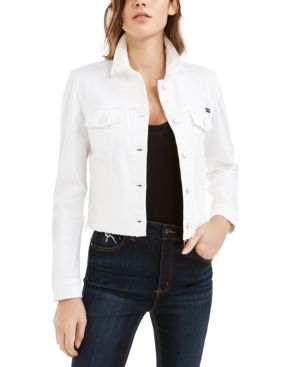 Calvin Klein Jeans White Jean Jacket | Macys (US)