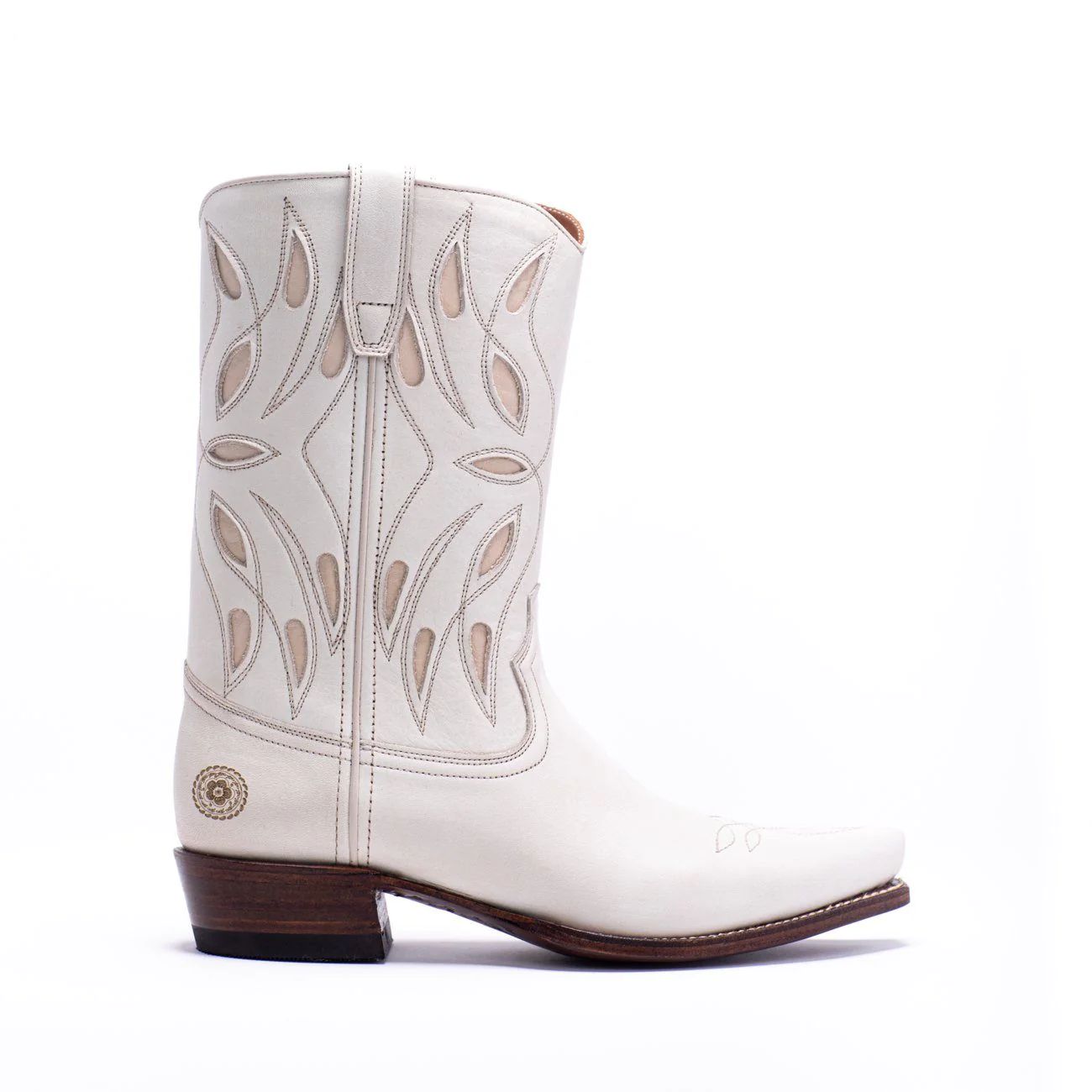 Womens Sagebrush White Leather Cowboy Boot - Ranch Road Boots™ | Ranch Road Boots