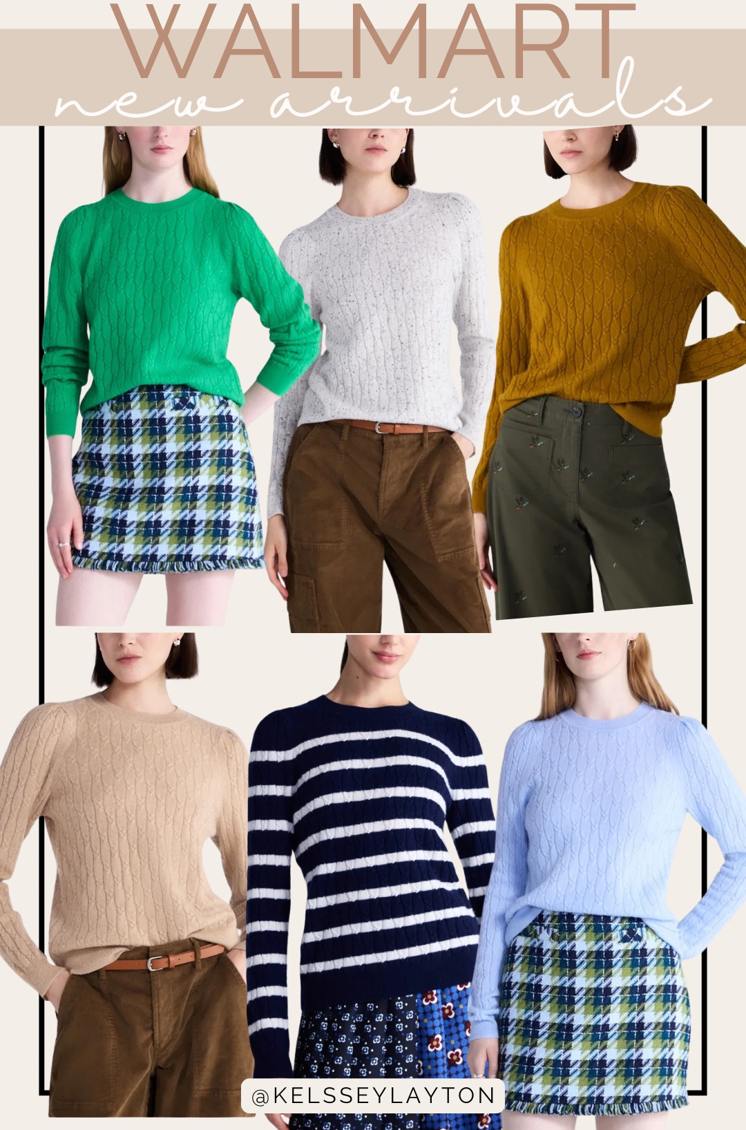 Walmart new arrival, free assembly 100% cashmere sweater

#LTKootd