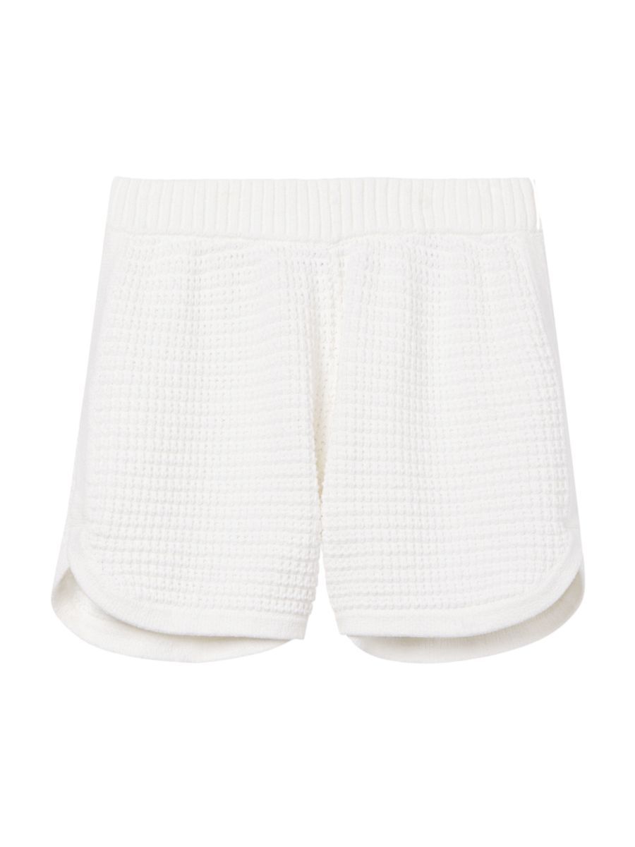St. John Textured-Knit Shorts | Saks Fifth Avenue