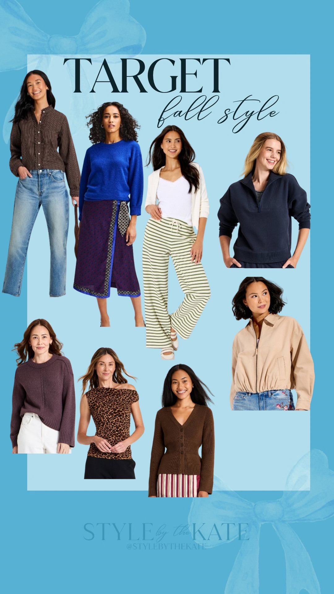 A little bit of everything for fall at Target: cozy sweaters, a lightweight jacket, statement prints, and everyday basics.🍂 

 #LTKootd #LTKSeasonal #LTKSaleAlert