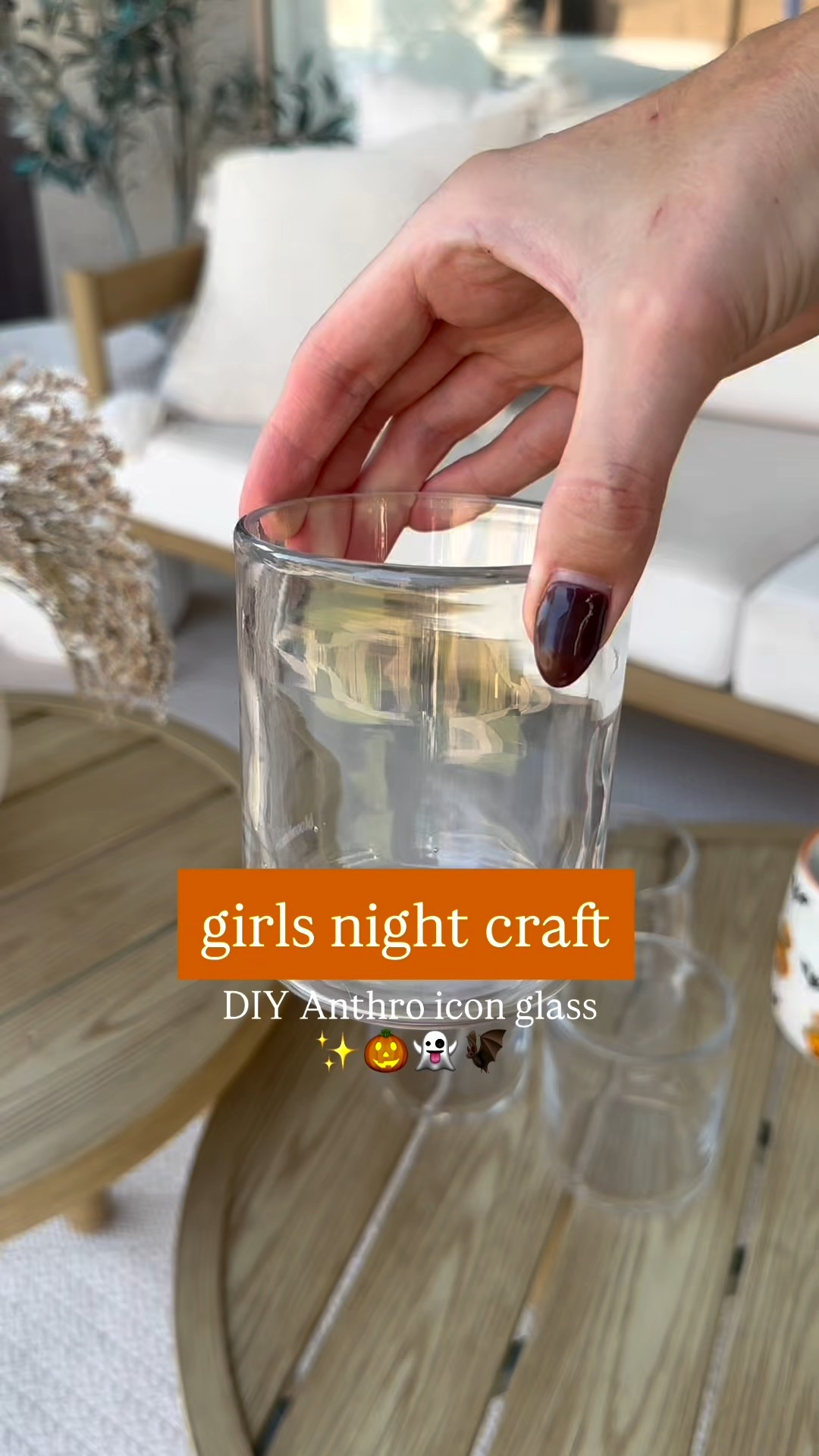 DIY Anthropologie icon glasses
 Fall girls craft night 

#LTKHome #LTKSeasonal