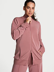 Featherweight Knit Full-Zip Jacket | Victoria's Secret (US / CA )