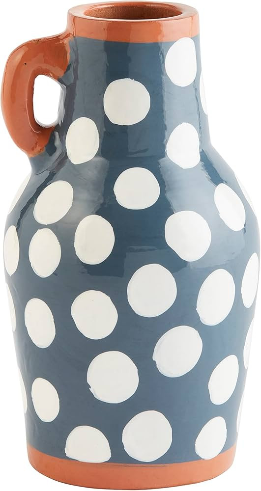 Mud Pie Dot Vase, Blue | Amazon (US)