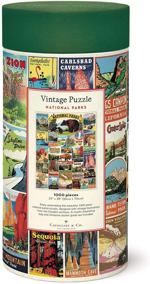 Cavallini Papers & Co. National Parks 1,000 Piece Puzzle, Multi | Amazon (US)