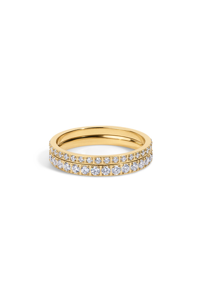Sloane Water Resistant Set of 2 CZ Rings | Nordstrom