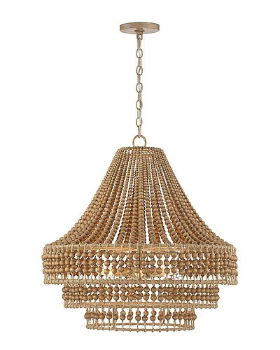 Silas 6 Light Burnished Silver Chandelier | Gilt & Gilt City
