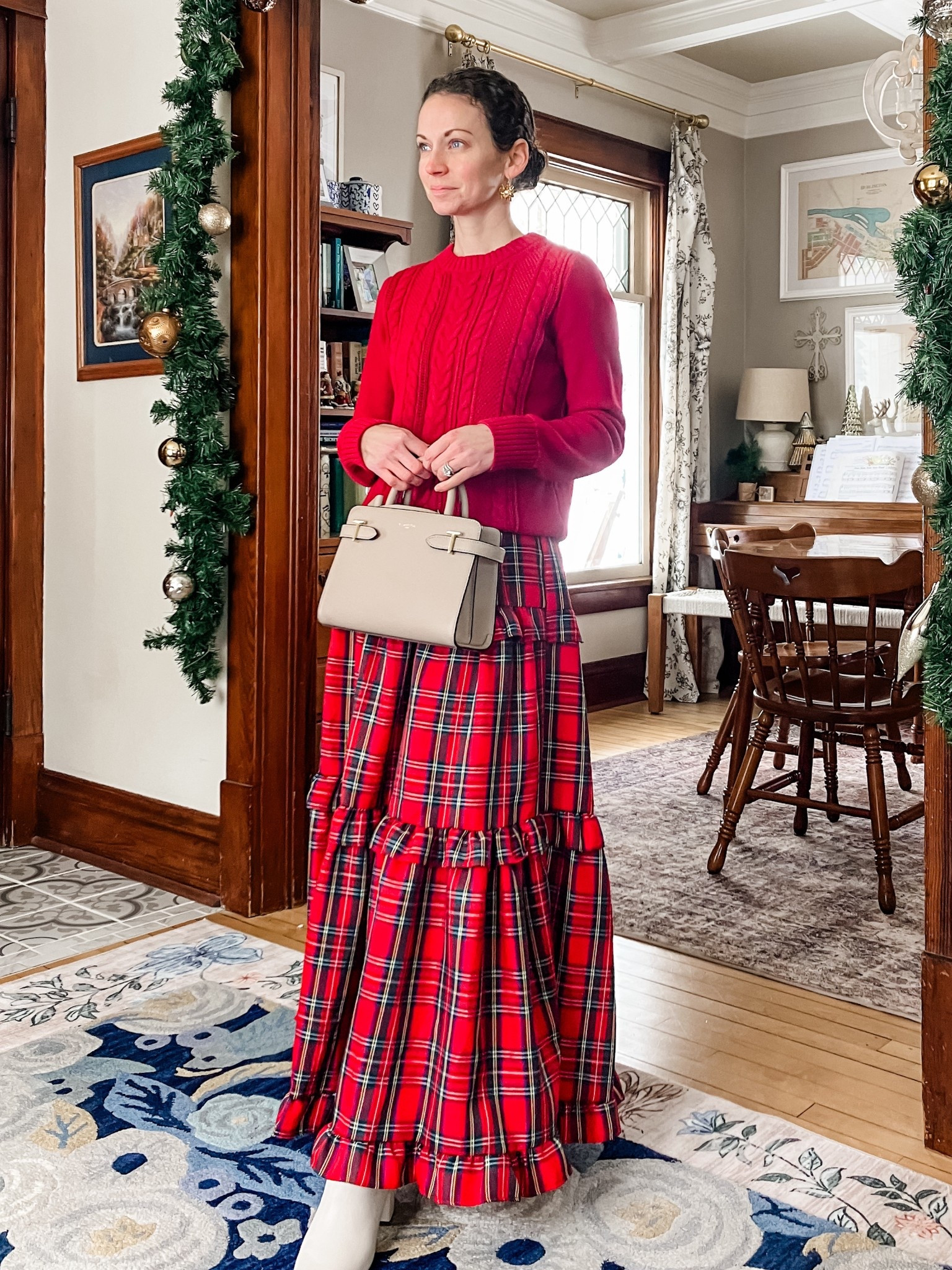 Christmas church outfit!
Petite outfit. Christmas outfit. Church outfit. Modest outfit  

#LTKHoliday #LTKdayinmylife #LTKootd