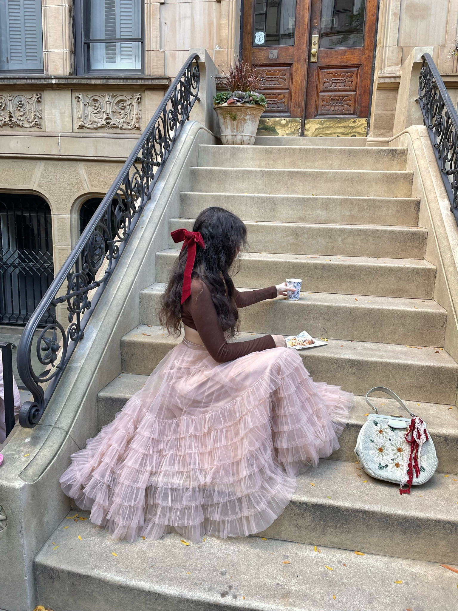 princess autumn outfit, tulle skirt, hair bow, princesscore, shabby chic, coquette, ballet flats

#LTKHoliday #LTKstyletip #LTKshoecrush