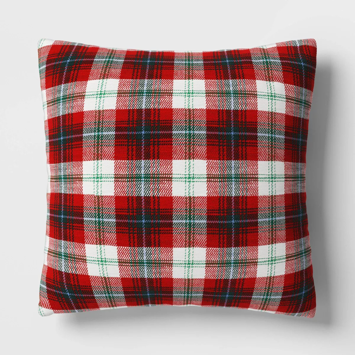 Oversized Woven Plaid Square Throw Pillow Multi - Threshold™ | Target