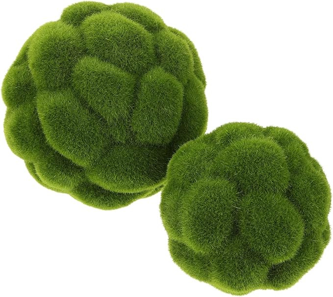 2pcs Decorative Balls Artificial Plant Topiary Ball Garden Sphere Centerpiece for Home Office Dec... | Amazon (US)