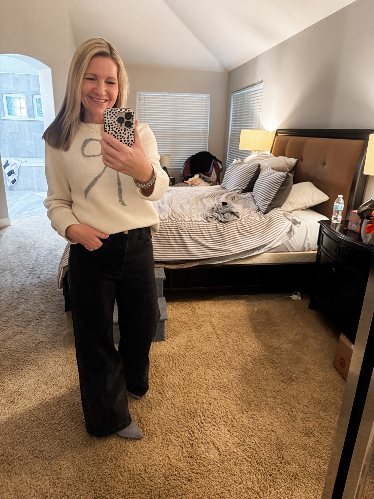 Christmas Eve outfit in my favorite Gap jeans and Abercrombie sweater.

#LTKOver40 #LTKSeasonal #LTKHoliday