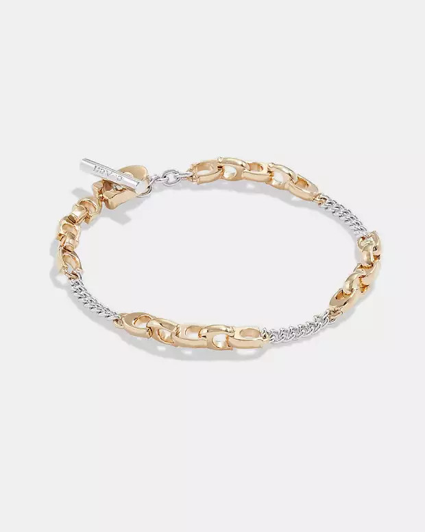 Signature Mixed Chain Bracelet | Coach (US)