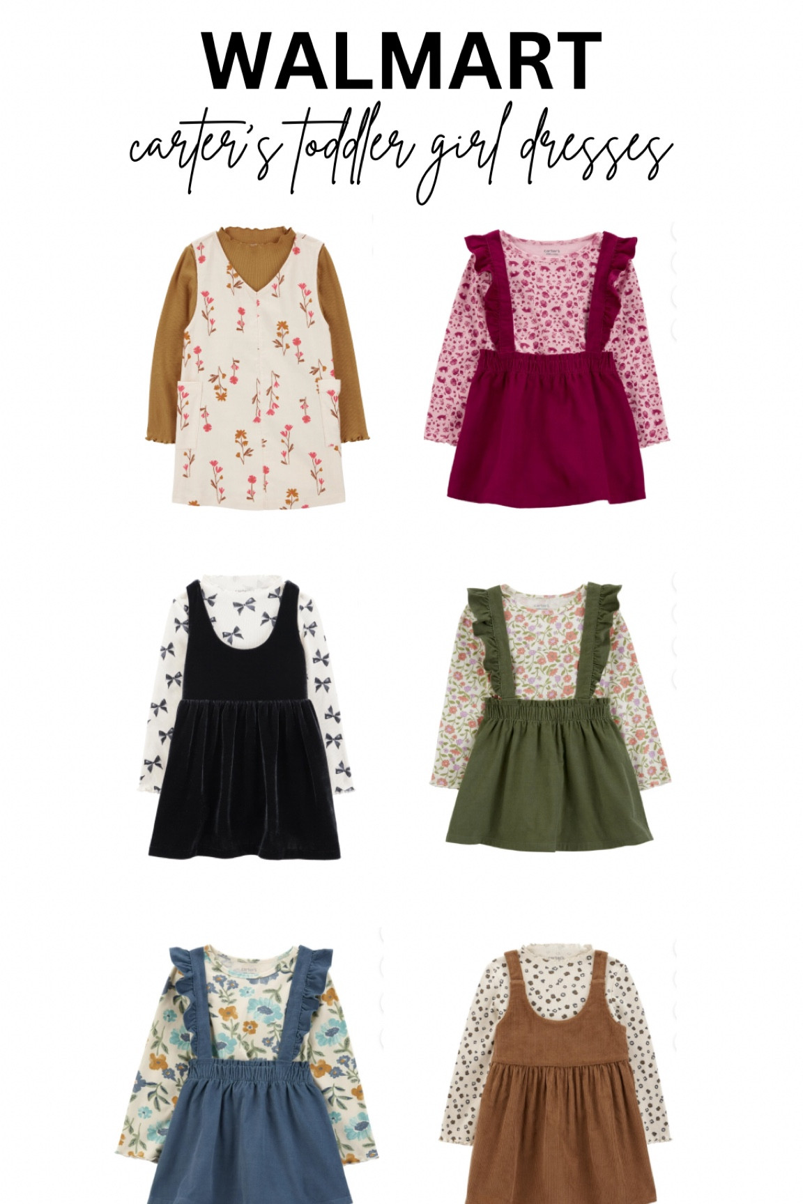 Walmart Carter’s Toddler Girl Dressess

#LTKSeasonal #LTKKids