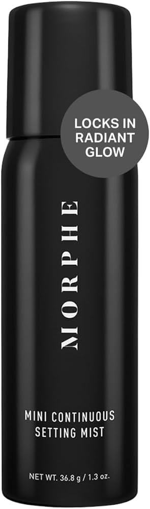 Morphe Mini Continuous Setting Mist - Micro-Fine, Travel Size Makeup Setting Spray with a Natural... | Amazon (US)
