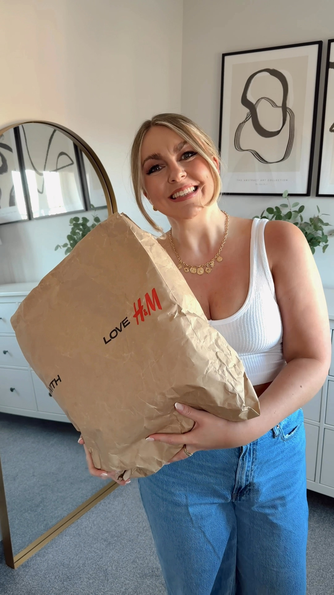 H&M new in spring haul 

Wearing a size 14 in denim shorts and an M for everything else 🫶🏻🫧

#LTKSeasonal #LTKMidsize #LTKStyleTip