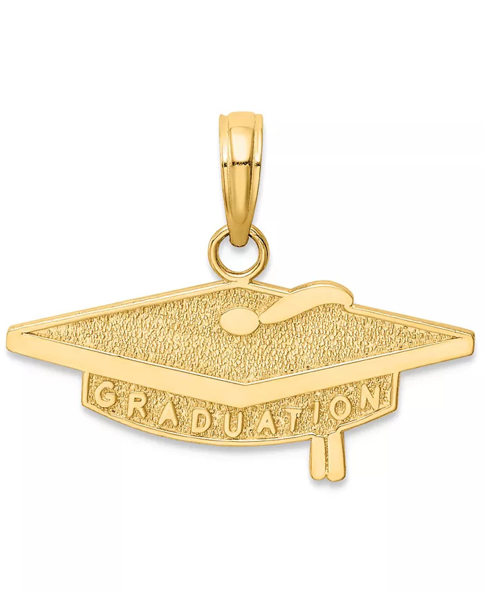 Graduation Cap Charm Pendant in 14k Yellow Gold | Macys (US)