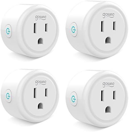 Smart plug, Gosund Mini Wifi Outlet Works With Alexa, Google Home & IFTTT, No Hub Required, Remot... | Amazon (US)