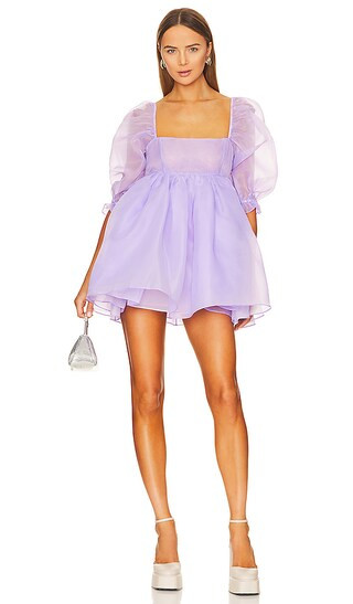 The Puff Dress in Lilac | Revolve Clothing (Global)