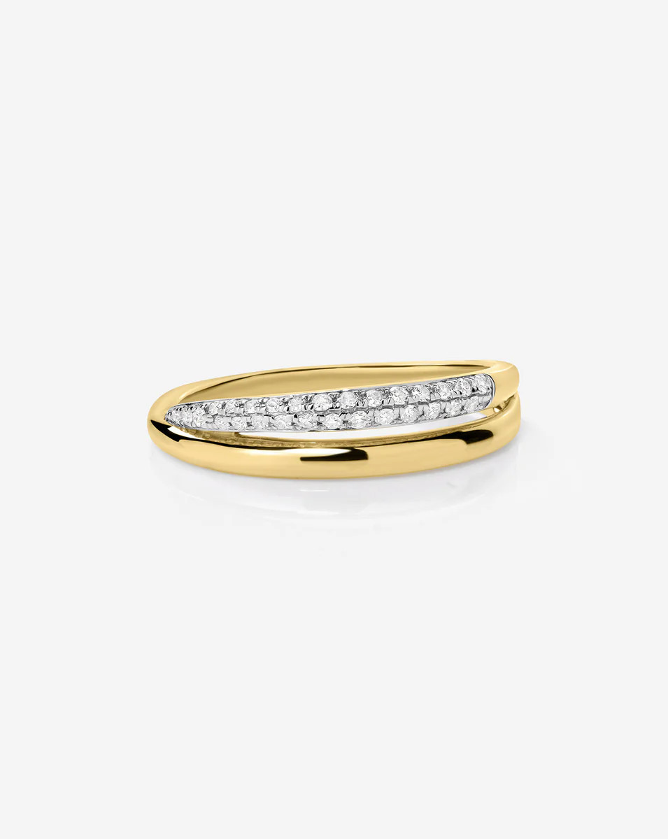 Double Row Diamond Ring | Ring Concierge