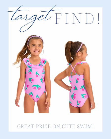 kids swimsuit | target finds | baby | girls | boys | swim | bathing suit | pink | cross back | sunscreen | umbrella | summer | spring | pool 

#LTKkids #LTKbaby #LTKfamily