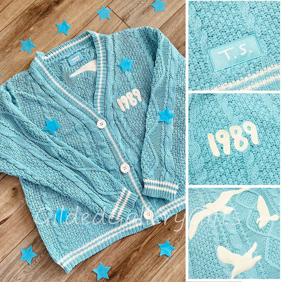 New Limited Edition 1989 Version Cardigan Sky Blue 1989 - Etsy | Etsy (US)
