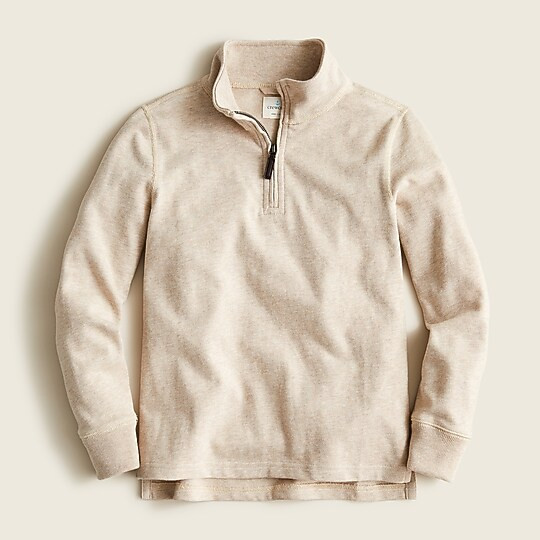Boys' half-zip cotton popover | J. Crew US