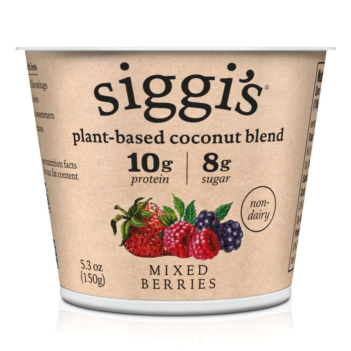 Siggi's Mixed Berries Plant-Based Coconut Blend Yogurt Alternative - 5.3oz | Target