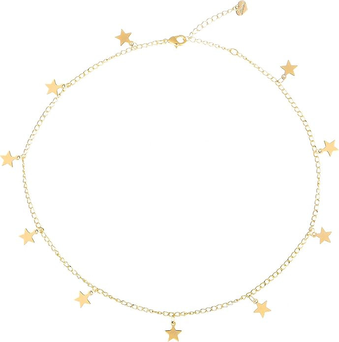 Fremttly Handmade Simple 14K Gold Plated/Silver Plated and Titanium Steel Butterfly Delicate Dain... | Amazon (US)