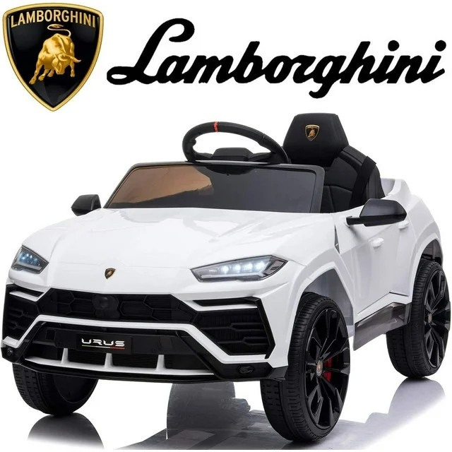 Lamborghini 12 V Powered Ride on Cars, Remote Control, Battery Powered, White | Walmart (US)