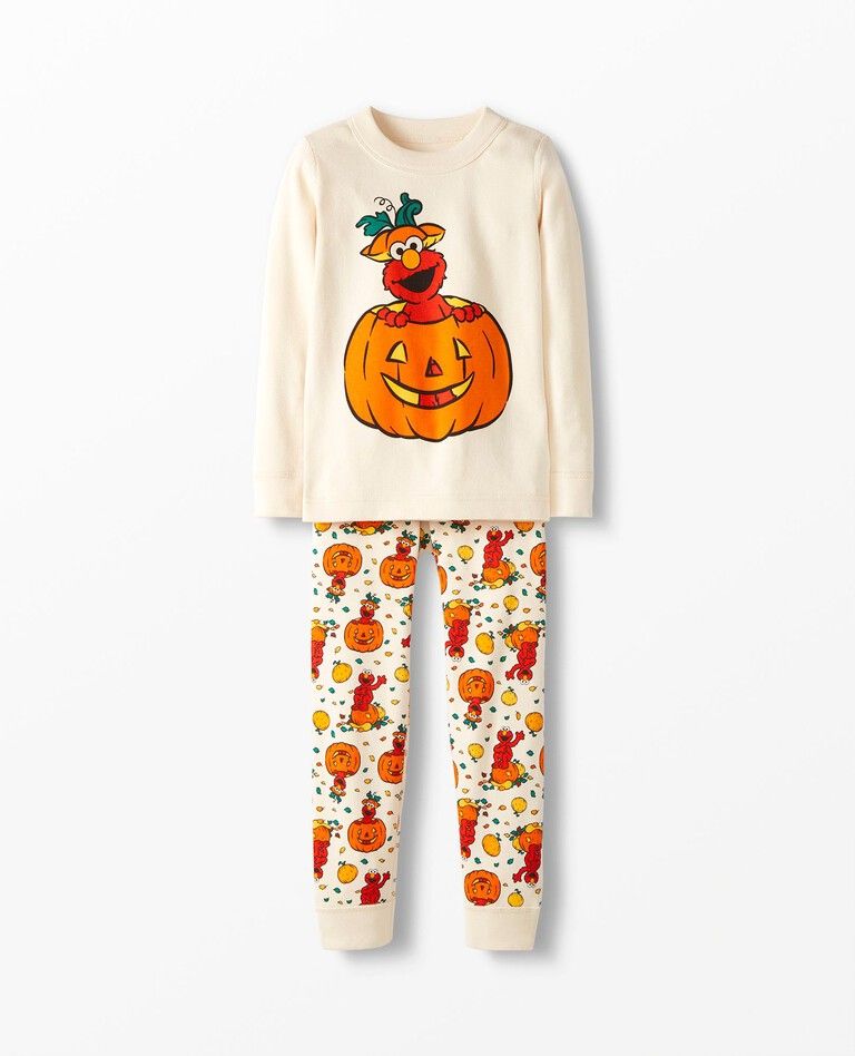 Sesame Street Halloween Long John Pajama Set | Hanna Andersson