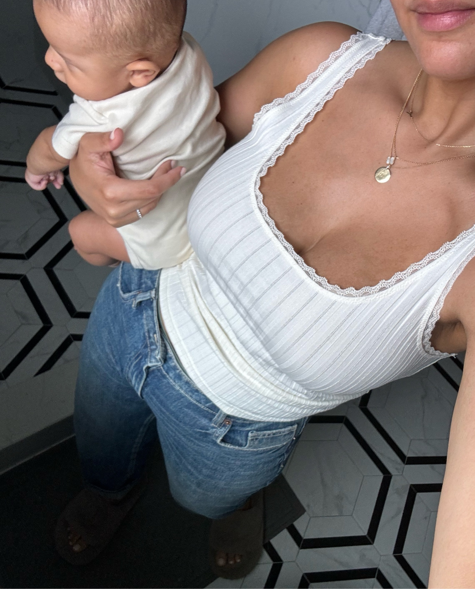 My pointelle tank is currently 50% off!#LTKSummerSales

#LTKFindsUnder50