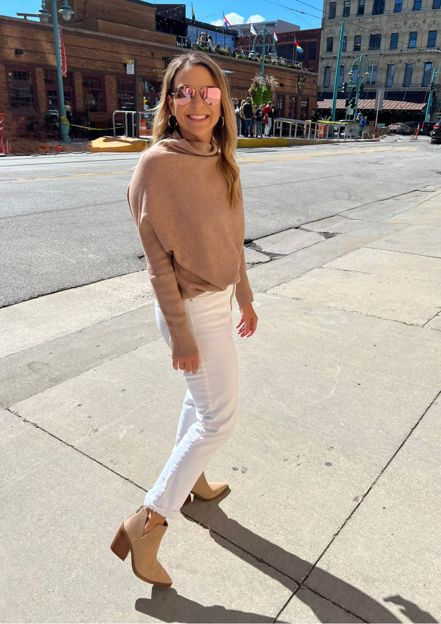 Love wearing white into the fall and winter months! And you can’t beat the value of this sweater!  Nice quality for the price  

#LTKworkwear #LTKsalealert #LTKshoecrush