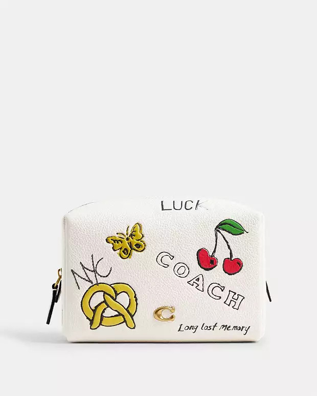Essential Cosmetic Pouch With Sketch Print | Coach (US)
