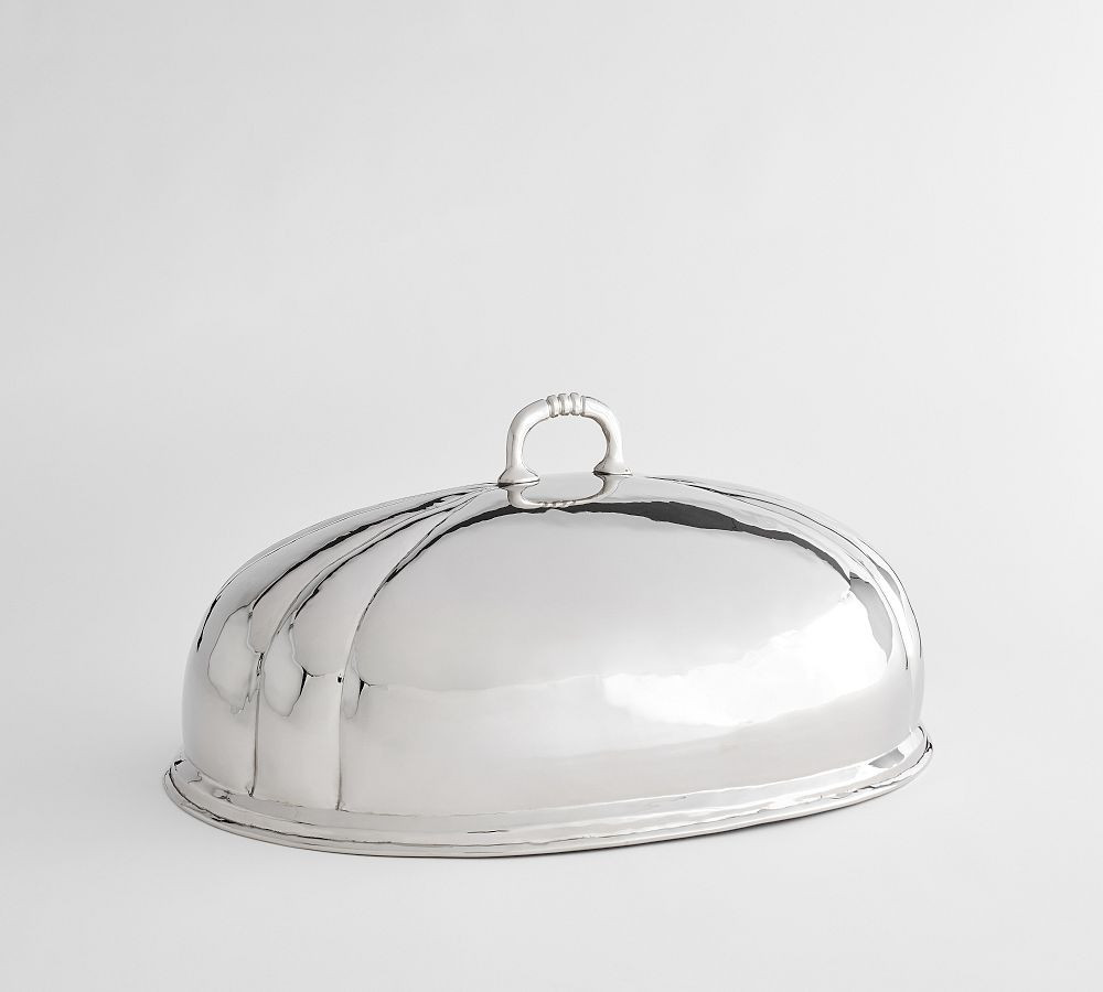 Heritage Silver Turkey Cloche | Pottery Barn (US)