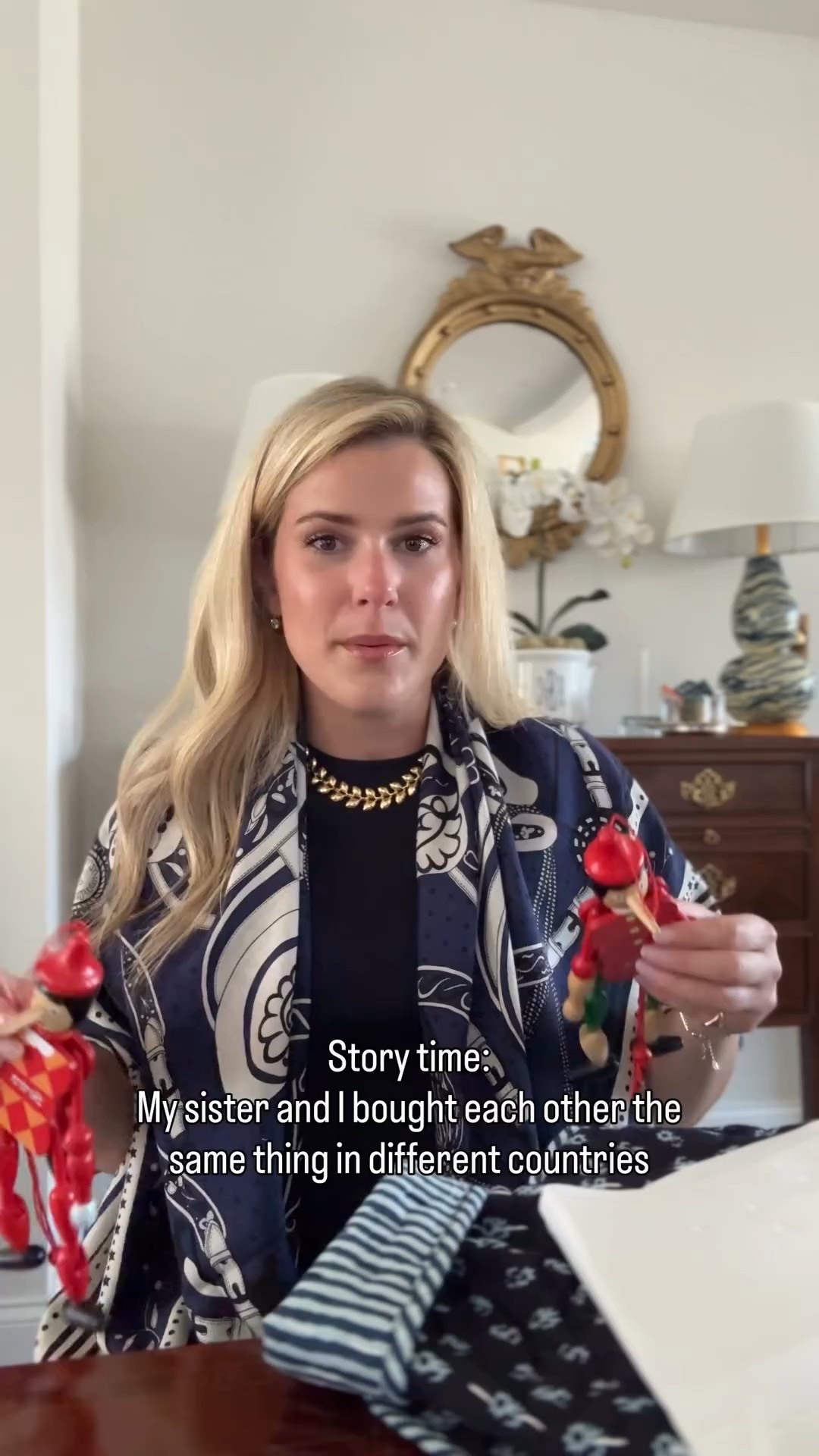 A funny little story that sums up my sister and I so well👯‍♀️ 🤣 we are now the proud owners of *two* Pinocchio ornaments.